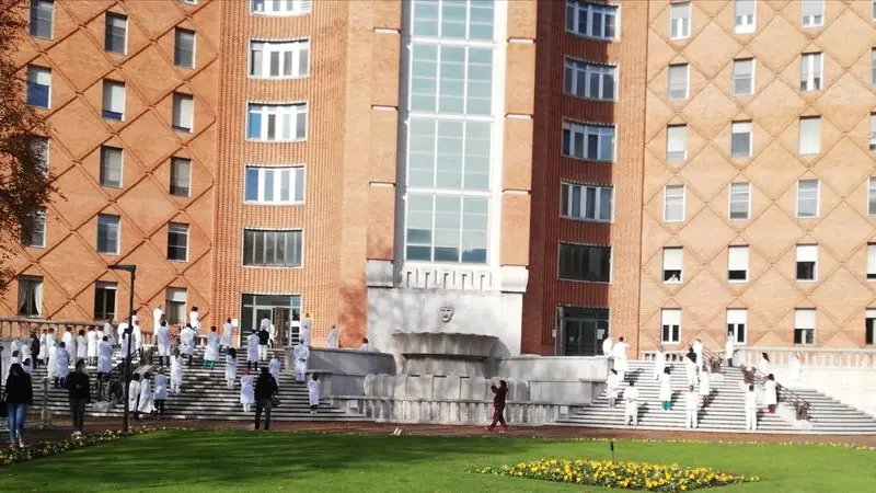 Civile, la protesta del personale sanitario