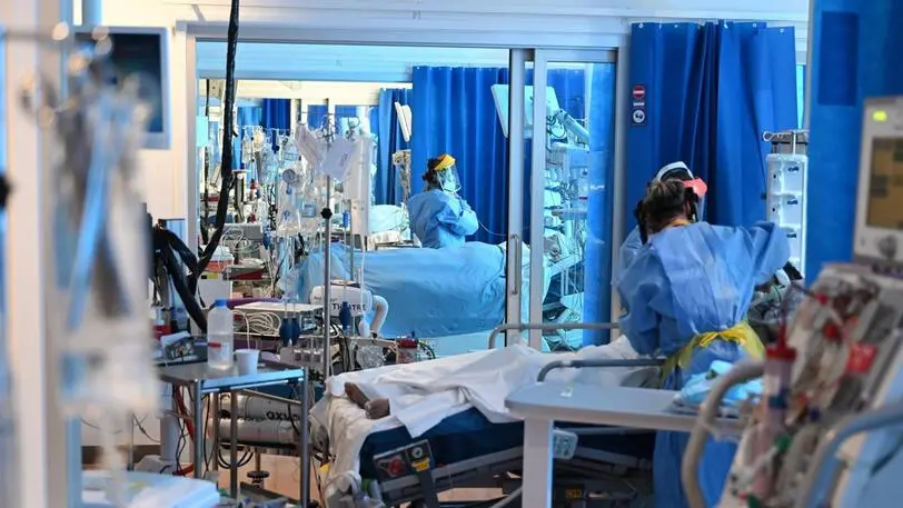 Pazienti Covid in terapia intensiva - Foto © www.giornaledibrescia.it