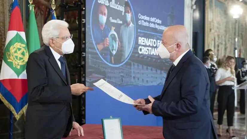 Cristian Fracassi e Renato Favero premiati al Quirinale