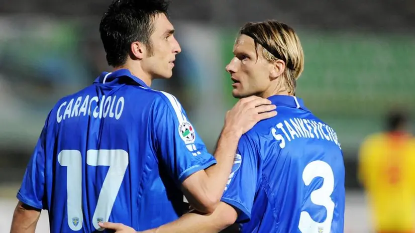 Andrea Caracciolo e Marius Stankevicius ai tempi di Brescia - © www.giornaledibrescia.it
