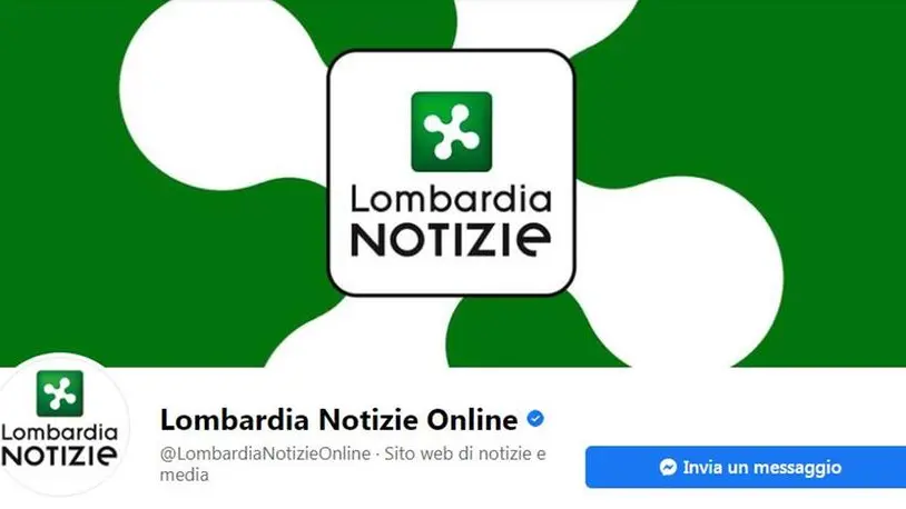 La pagina Fb di Lombardia notizie - © www.giornaledibrescia.it