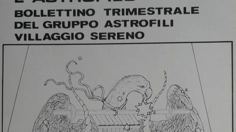 Anni ’70: la copertina di un bollettino del Gruppo Astrofili Villaggio Sereno - Foto © www.giornaledibrescia.it