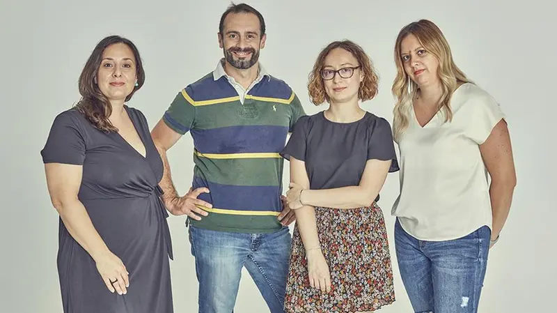 Il team di coordinamento Fabbrica Strategica: Daniela Peci Di Maurizio, Alfredo Rabaiotti, Erika Dossena e Linda Novaglio