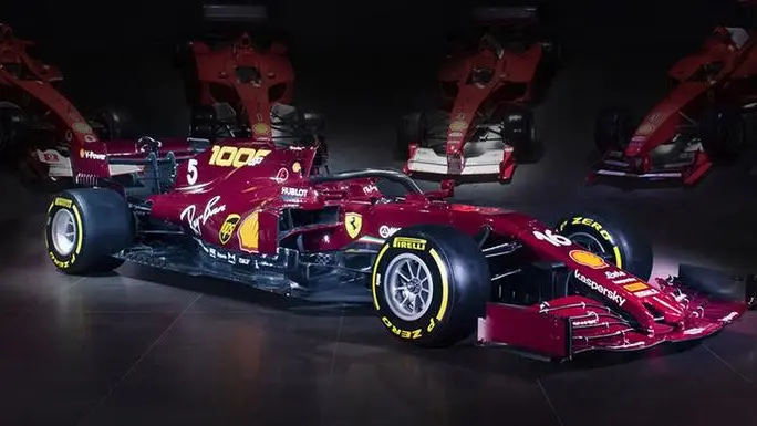 La livrea celebrativa della Ferrari - Foto tratta dal sito Scuderia Ferrari