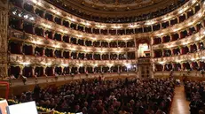 Il Teatro Grande durante una serata del Festival pianistico internazionale di Brescia e Bergamo - Foto New Reporter Favretto © www.giornaledibrescia.it