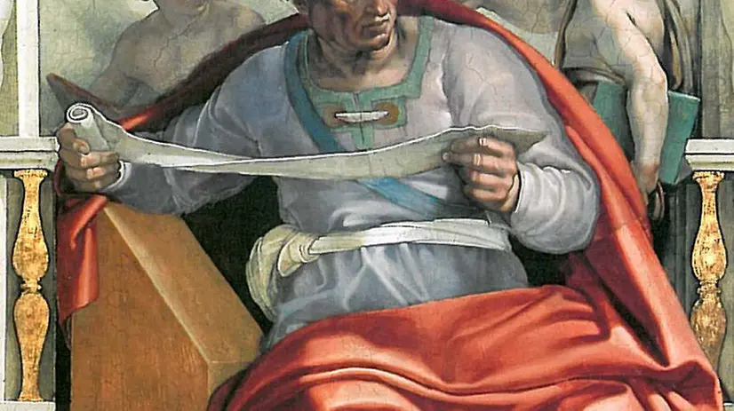 San Gioele dipinto da Michelangelo nella Cappella Sistina