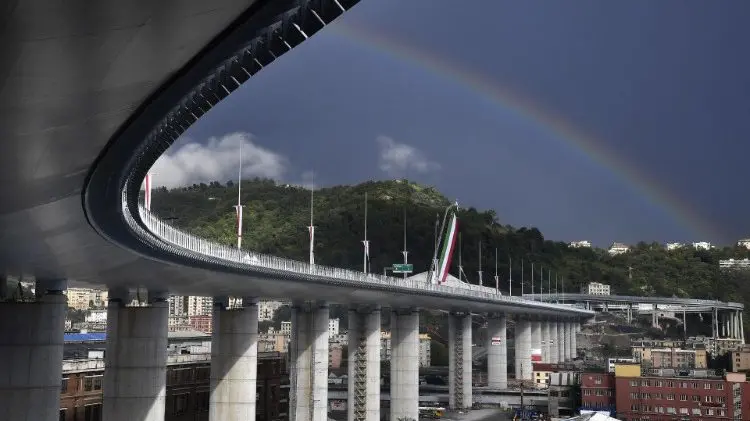 Il nuovo ponte di Genova inaugurato lo scorso 3 agosto