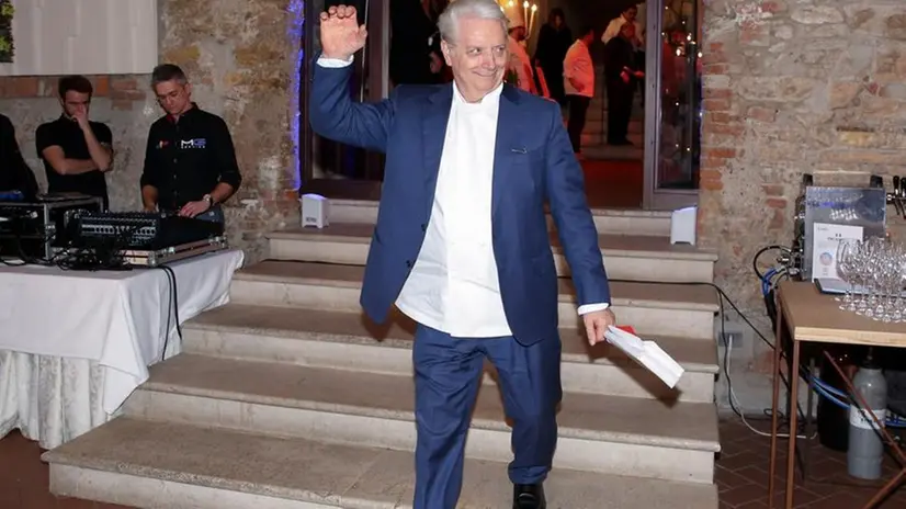 Iginio Massari in occasione di una serata di Chef per una notte