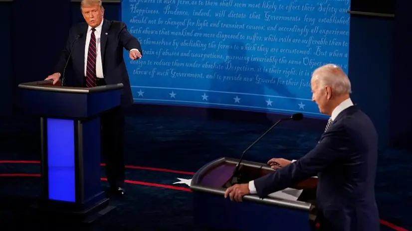 Trump e Biden nel confronto del 29 settembre - Foto Ansa  © www.giornaledibrescia.it