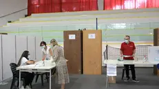 Alle 15 si sono chiusi i seggi elettorali, inizia lo scrutinio - Foto Ansa/Andrea Canali