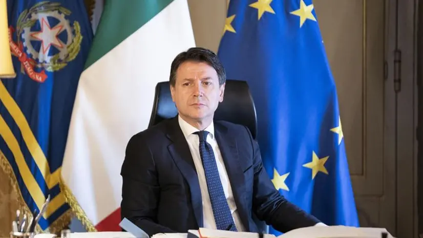 Il premier Giuseppe Conte - Foto Ansa