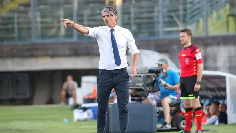 L'allenatore del Brescia Diego Lopez - Foto New Reporter Nicoli  © www.giornaledibrescia.it