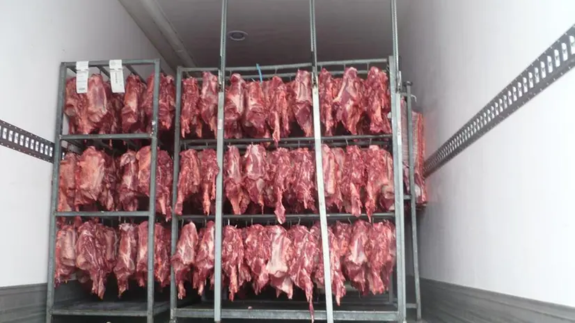 La carne sequestrata