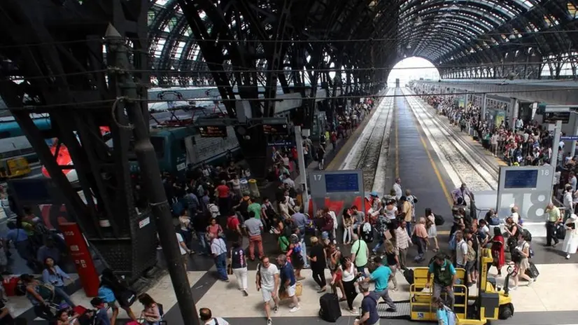 Uno scorcio della storica stazione di Milano Centrale - © www.giornaledibrescia.it