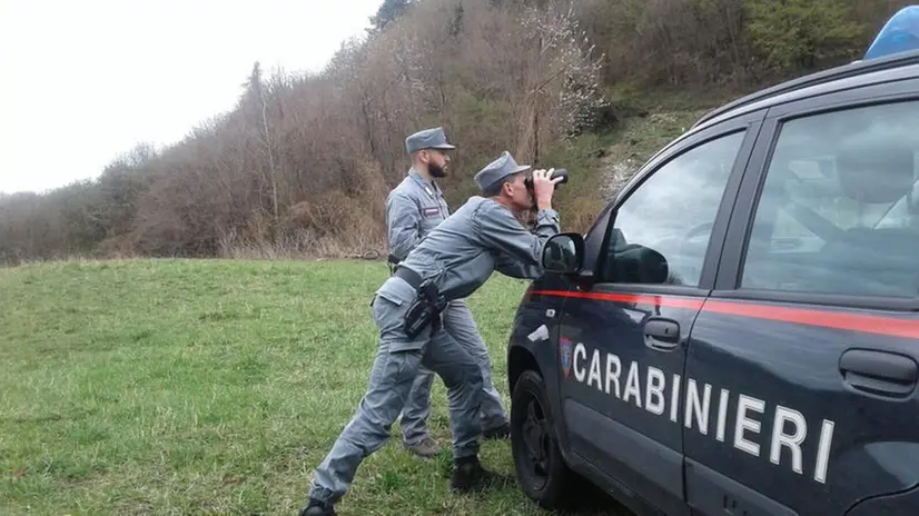 Carabinieri Forestali impegnati nei controlli - Foto © www.giornaledibrescia.it