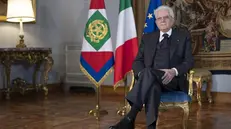 Il presidente Sergio Mattarella - Foto Ansa