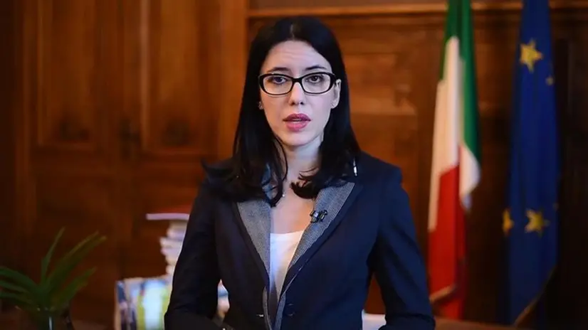 La ministra della Pubblica Istruzione, Lucia Azzolina - Foto Ansa © www.giornaledibrescia.it