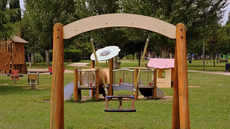 Un'area giochi per bambini
