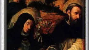Una raffigurazione della beata Diana degli Andalò
