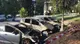 Gardone Riviera, fiamme e auto distrutte nella notte