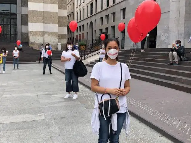 Il flash mob degli infermieri in piazza Vittoria