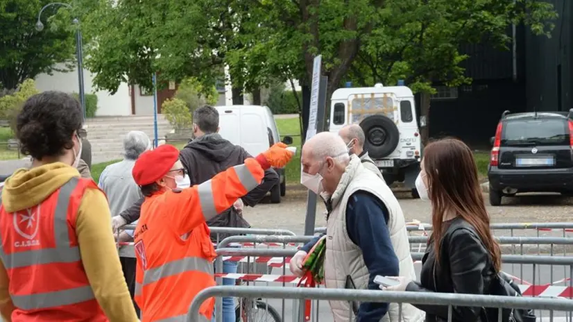 Controlli al mercato di Casazza