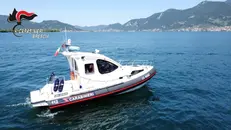 La nuova motovedetta dei carabinieri sul lago d'Iseo - © www.giornaledibrescia.it
