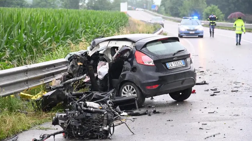 L'incidente mortale ad Azzano Mella