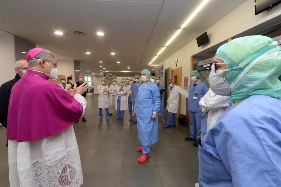 La Messa di Pasqua in Poliambulanza