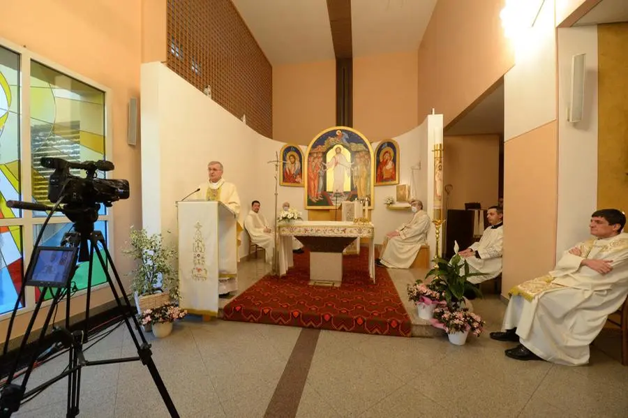 La Messa di Pasqua in Poliambulanza