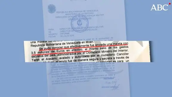 Uno stralcio del documento pubblicato dal quotidiano spagnolo Abc - © www.giornaledibrescia.it