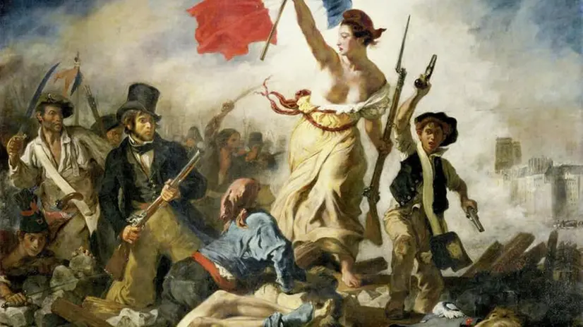 La libertà che guida il popolo di Eugène Delacroix
