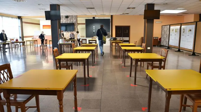 Una scuola aperta per la Maturità - Foto Ansa © www.giornaledibrescia.it