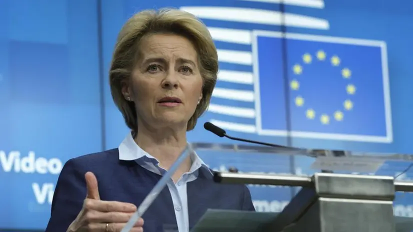 La presidente dell'Unione Europea Ursula Von Der Leyen - Foto Epa © www.giornaledibrescia.it