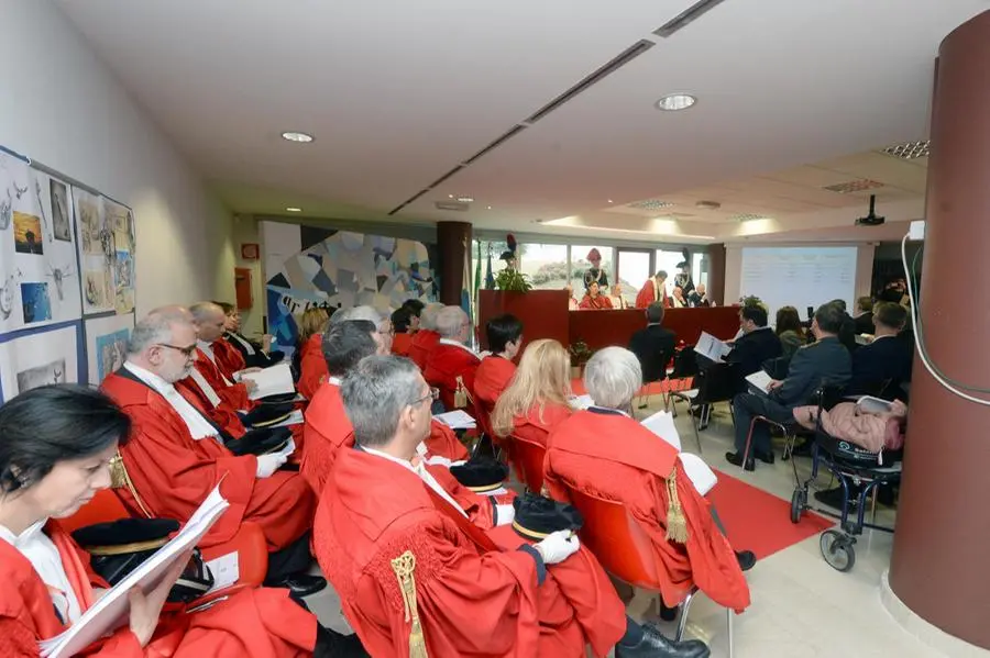 Inaugurazione dell'anno giudiziario in tribunale a Brescia