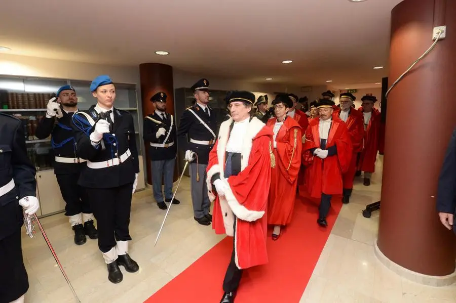 Inaugurazione dell'anno giudiziario in tribunale a Brescia