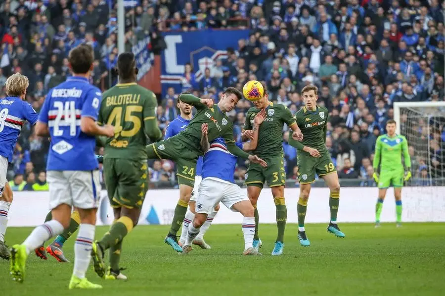 Il Brescia travolto dalla Samp