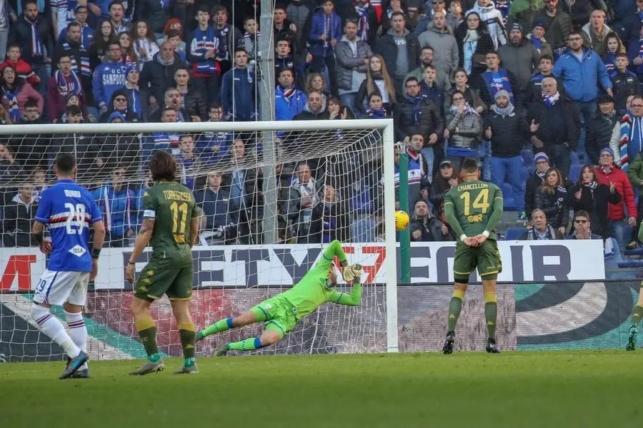 Il Brescia travolto dalla Samp