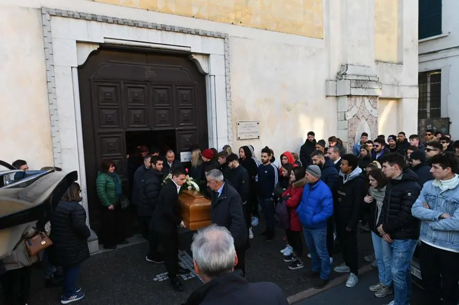 Il funerale di Marcello Marin, a Gavardo