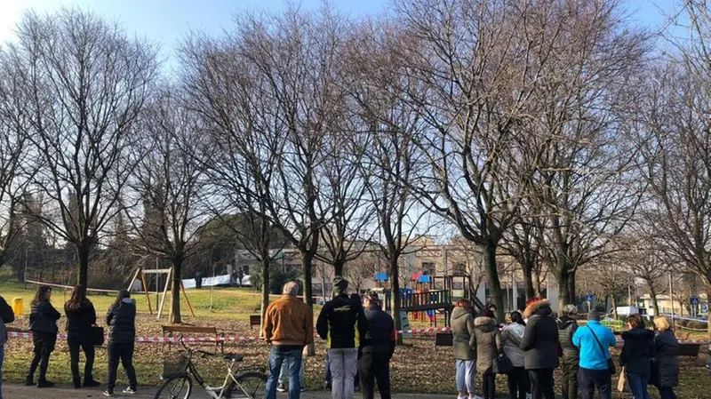 Il parco in cui è stato trovato il corpo di Francesca