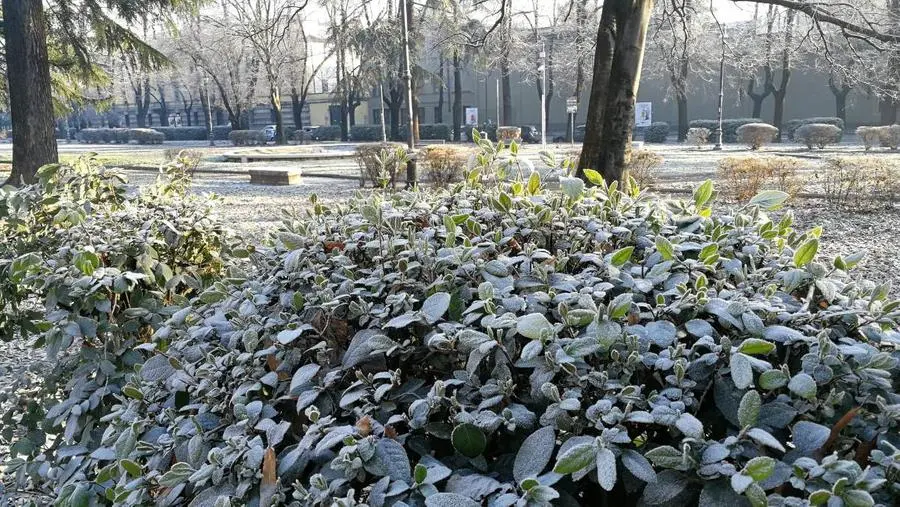 Neve chimica e galaverna in città