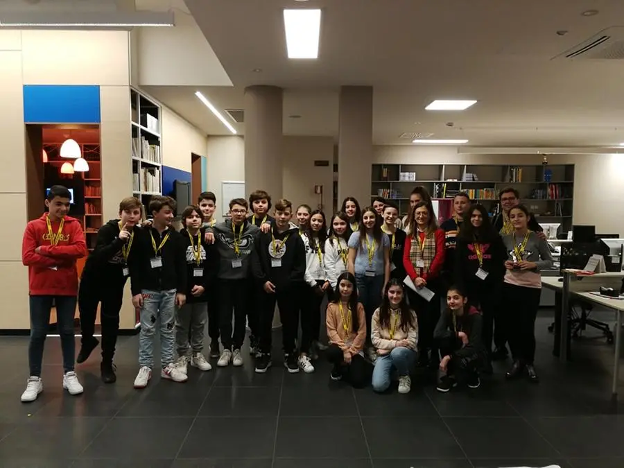 La 2 C della secondaria di Castelcovati al GdB