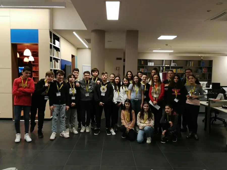 La 2 C della secondaria di Castelcovati al GdB