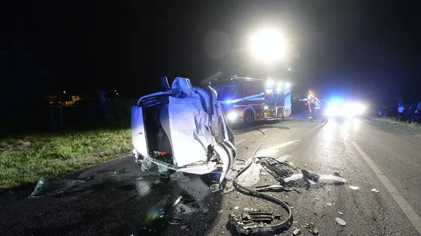 Lo schianto a Adro ha causato quattro feriti