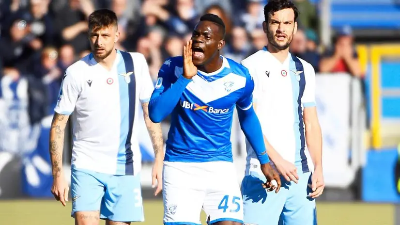 Mario Balotelli contro la Lazio