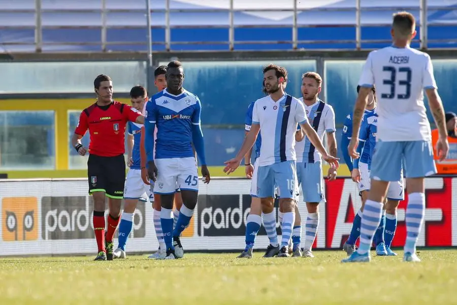 Mario Balotelli contro la Lazio