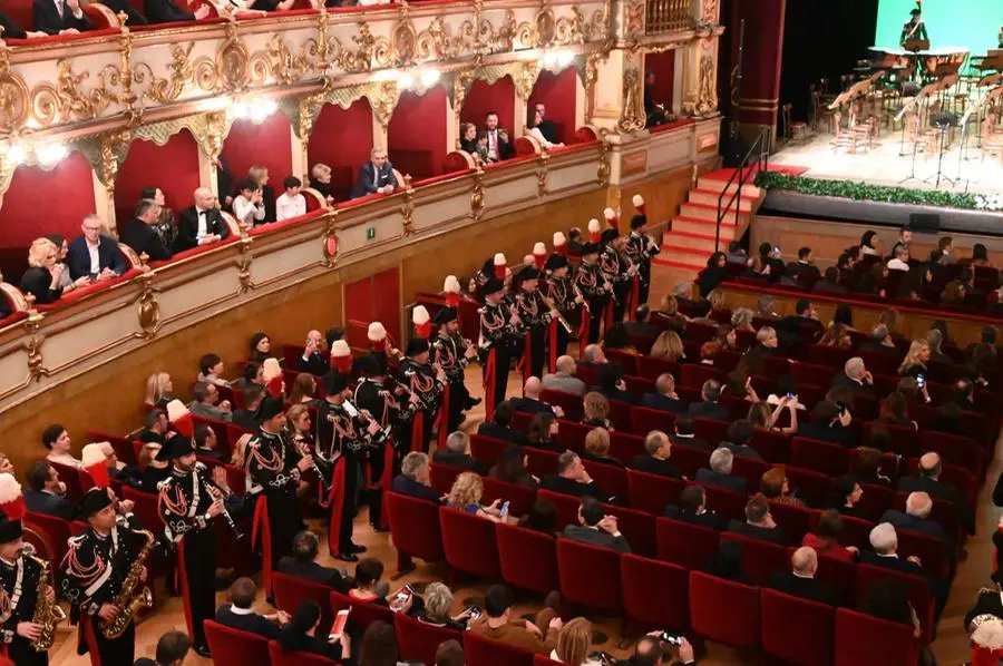 Spettacolo della Banda dei carabinieri al Teatro Grande
