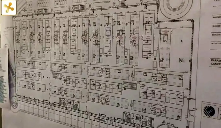 Fiera di Milano dove sarà realizzato l’ospedale per i pazienti Covid-19