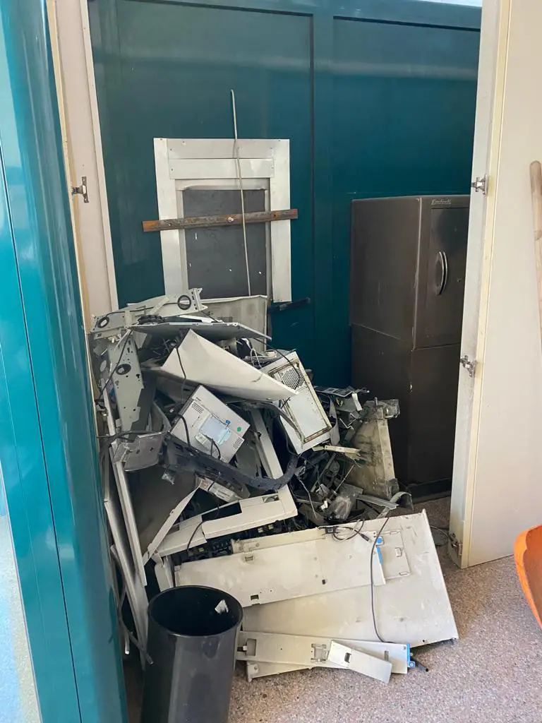 Il colpo al bancomat di Desenzano