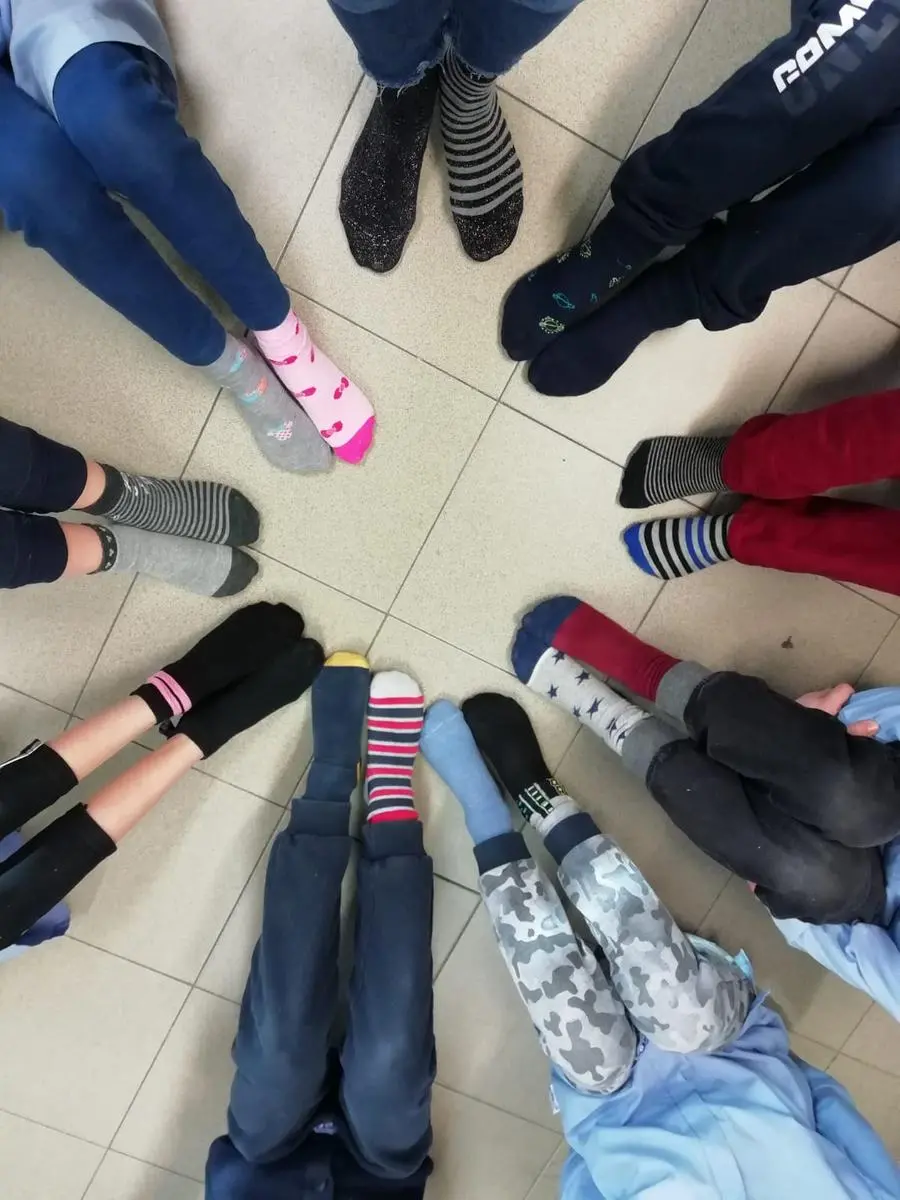 Giornata dei calzini spaiati - Le scuole
